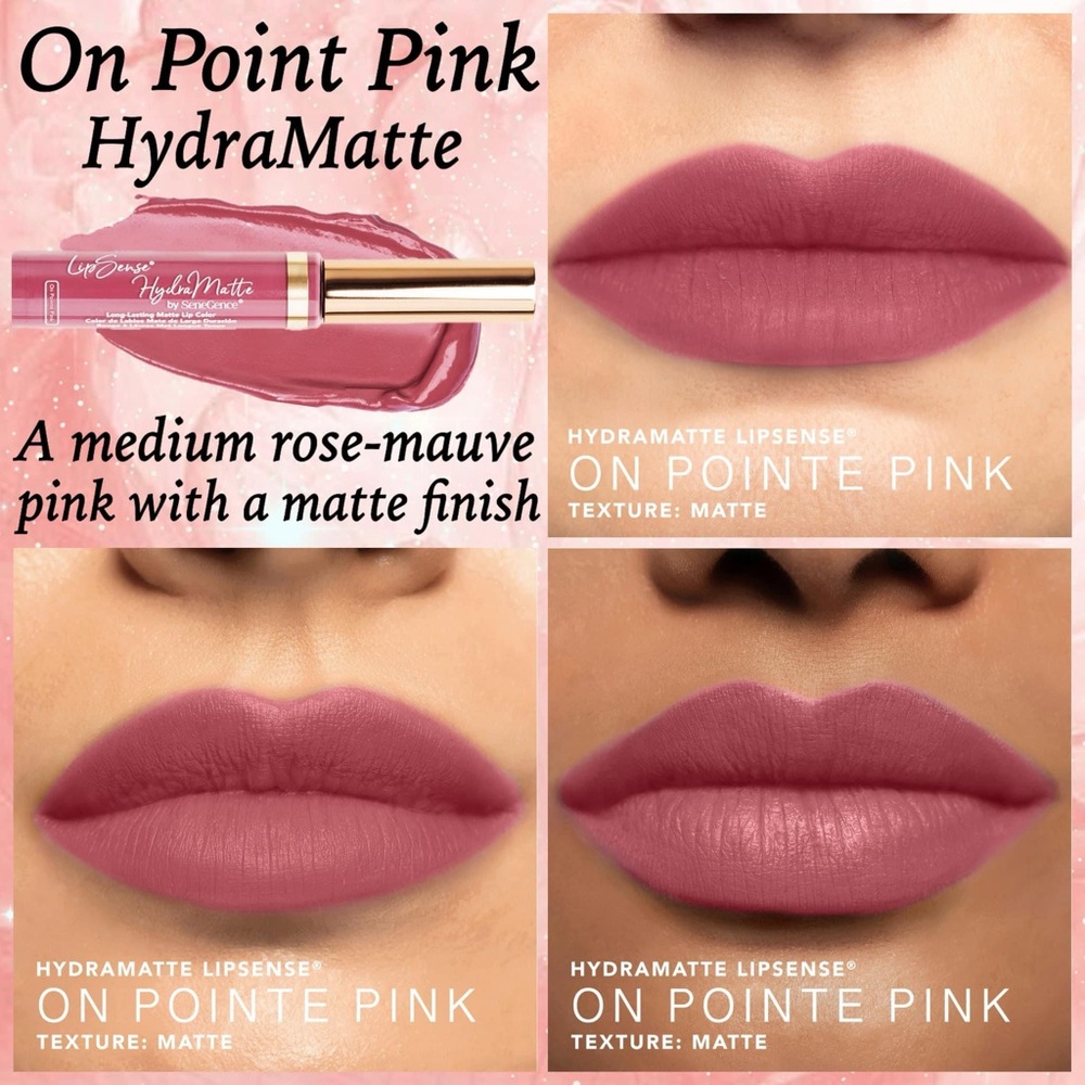 BRAND NEW SEALED! LipSense Limited Edition On Point Pink HydraMatte Lip Color